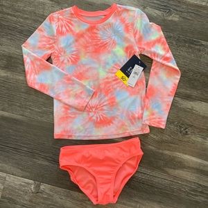Girls Tie-Dye Swim One-Piece